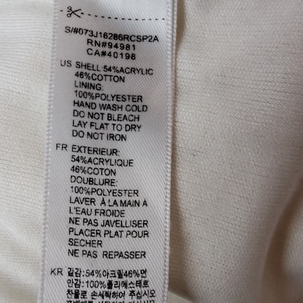 Forever 21, Vintage  Boho  Crochet Grannycore  Dress - Ivory - Picture 13 of 16